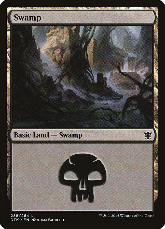 Swamp (258) [Dragons of Tarkir] | Sanctuary Gaming