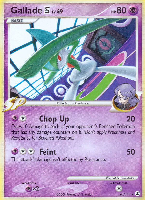 Gallade (20/111) (Theme Deck Exclusive) [Platinum: Rising Rivals] | Sanctuary Gaming