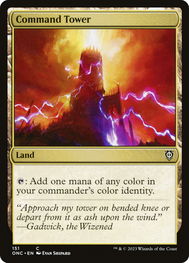 Command Tower [Phyrexia: All Will Be One Commander] | Sanctuary Gaming