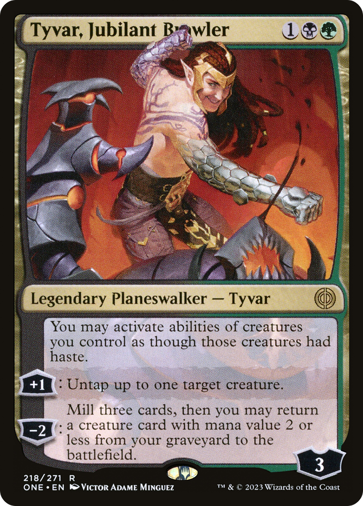 Tyvar, Jubilant Brawler [Phyrexia: All Will Be One] | Sanctuary Gaming