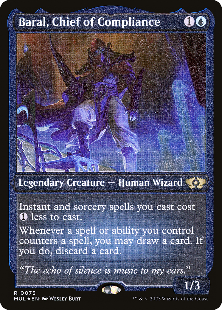 Baral, Chief of Compliance (Foil Etched) [Multiverse Legends] | Sanctuary Gaming