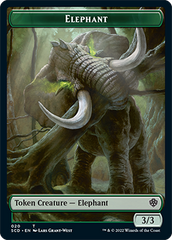 Elephant // Thopter Double-Sided Token [Starter Commander Decks] | Sanctuary Gaming