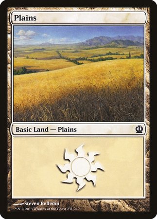 Plains (231) [Theros] | Sanctuary Gaming