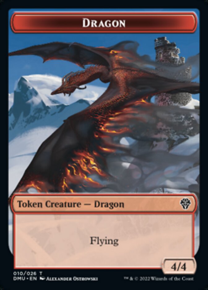 Dragon Token [Dominaria United Tokens] | Sanctuary Gaming