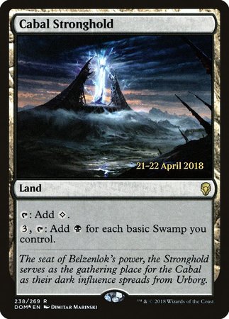 Cabal Stronghold [Dominaria Promos] | Sanctuary Gaming