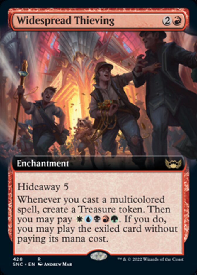 Widespread Thieving (Extended Art) [Streets of New Capenna] | Sanctuary Gaming
