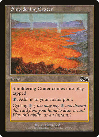 Smoldering Crater [Urza's Saga] | Sanctuary Gaming