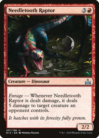 Needletooth Raptor [Rivals of Ixalan] | Sanctuary Gaming