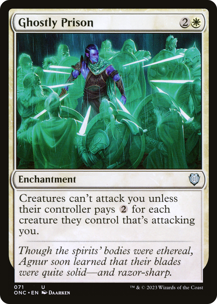 Ghostly Prison [Phyrexia: All Will Be One Commander] | Sanctuary Gaming