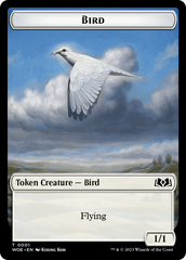 Bird // Food (0012) Double-Sided Token [Wilds of Eldraine Tokens] | Sanctuary Gaming