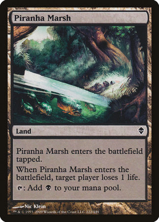 Piranha Marsh [Zendikar] | Sanctuary Gaming