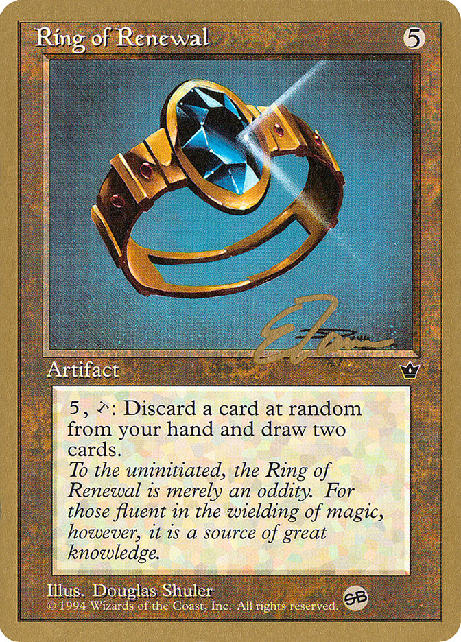 Ring of Renewal (Eric Tam) (SB) [Pro Tour Collector Set] | Sanctuary Gaming