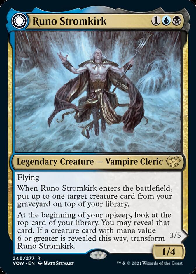 Runo Stromkirk // Krothuss, Lord of the Deep [Innistrad: Crimson Vow] | Sanctuary Gaming