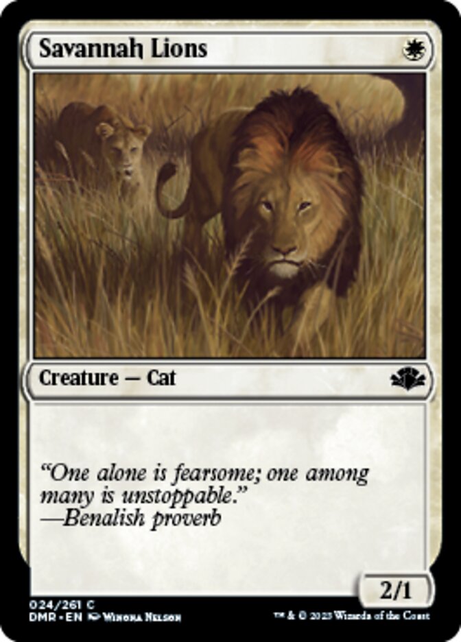 Savannah Lions [Dominaria Remastered] | Sanctuary Gaming