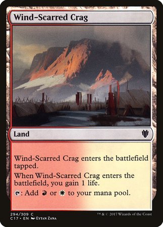 Wind-Scarred Crag [Commander 2017] | Sanctuary Gaming
