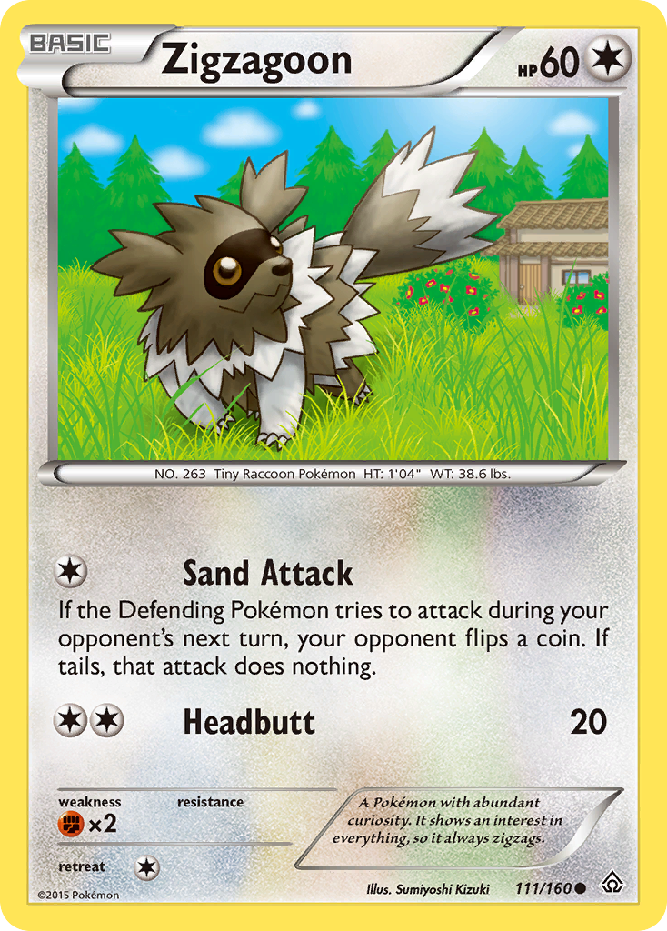 Zigzagoon (111/160) [XY: Primal Clash] | Sanctuary Gaming