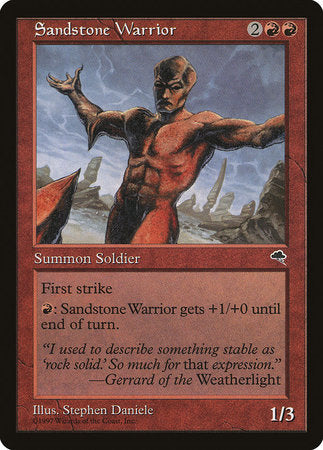 Sandstone Warrior [Tempest] | Sanctuary Gaming