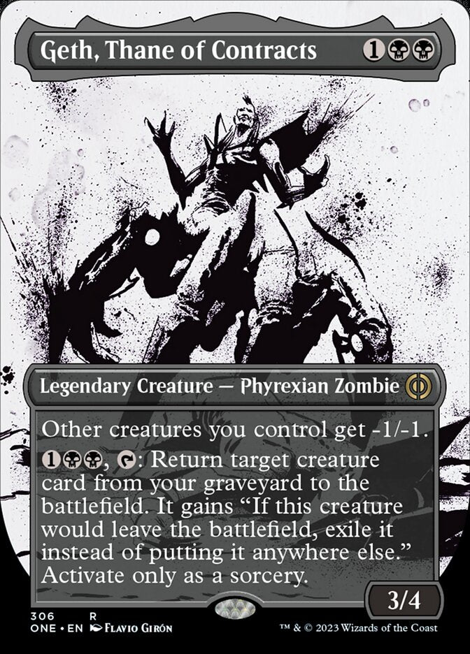 Geth, Thane of Contracts (Borderless Ichor) [Phyrexia: All Will Be One] | Sanctuary Gaming