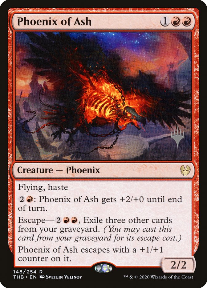 Phoenix of Ash (Promo Pack) [Theros Beyond Death Promos] | Sanctuary Gaming