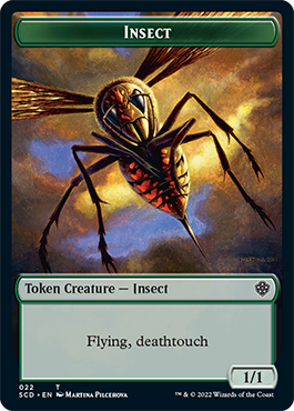 Insect // Soldier Double-Sided Token [Starter Commander Decks] | Sanctuary Gaming
