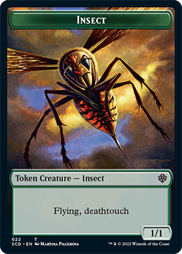 Insect // Cat Double-Sided Token [Starter Commander Decks] | Sanctuary Gaming