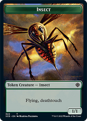 Insect // Cat Double-Sided Token [Starter Commander Decks] | Sanctuary Gaming