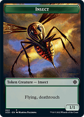 Insect // Cat Beast Double-Sided Token [Starter Commander Decks] | Sanctuary Gaming