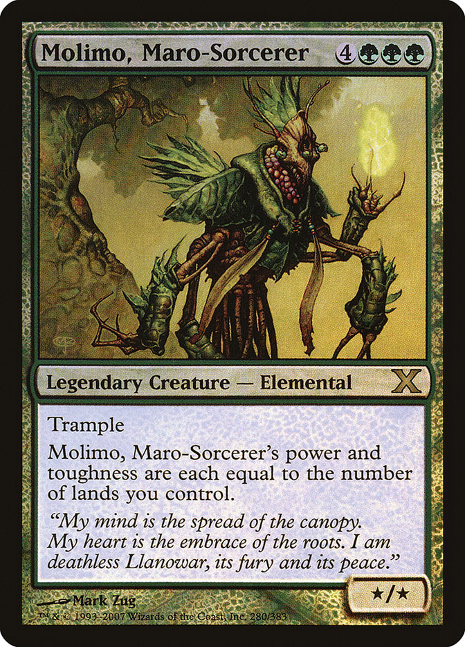 Molimo, Maro-Sorcerer (Premium Foil) [Tenth Edition] | Sanctuary Gaming