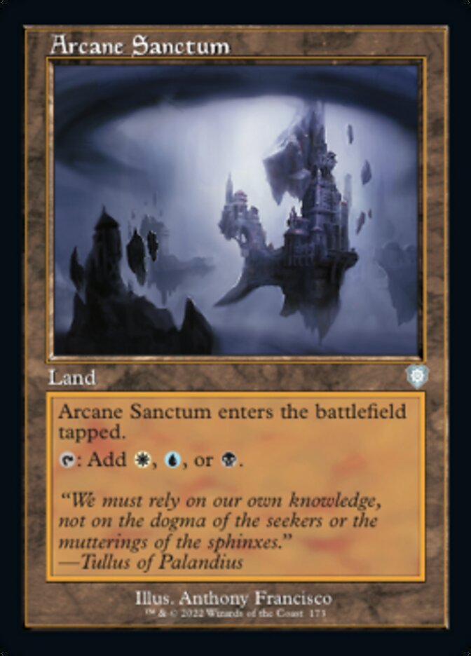 Arcane Sanctum (Retro) [The Brothers' War Commander] | Sanctuary Gaming