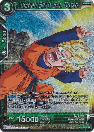Unified Spirit Son Goten (Foil) (EX01-05) [Mighty Heroes] | Sanctuary Gaming