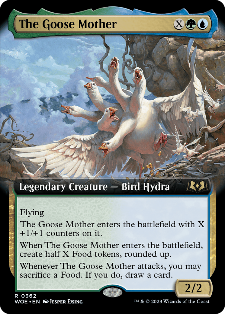 The Goose Mother (Extended Art) [Wilds of Eldraine] | Sanctuary Gaming