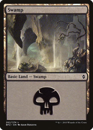 Swamp (262) [Battle for Zendikar] | Sanctuary Gaming