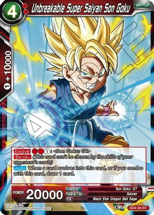 Unbreakable Super Saiyan Son Goku [SD2-03] | Sanctuary Gaming