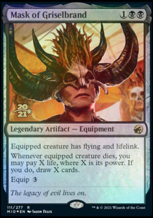 Mask of Griselbrand [Innistrad: Midnight Hunt Prerelease Promos] | Sanctuary Gaming