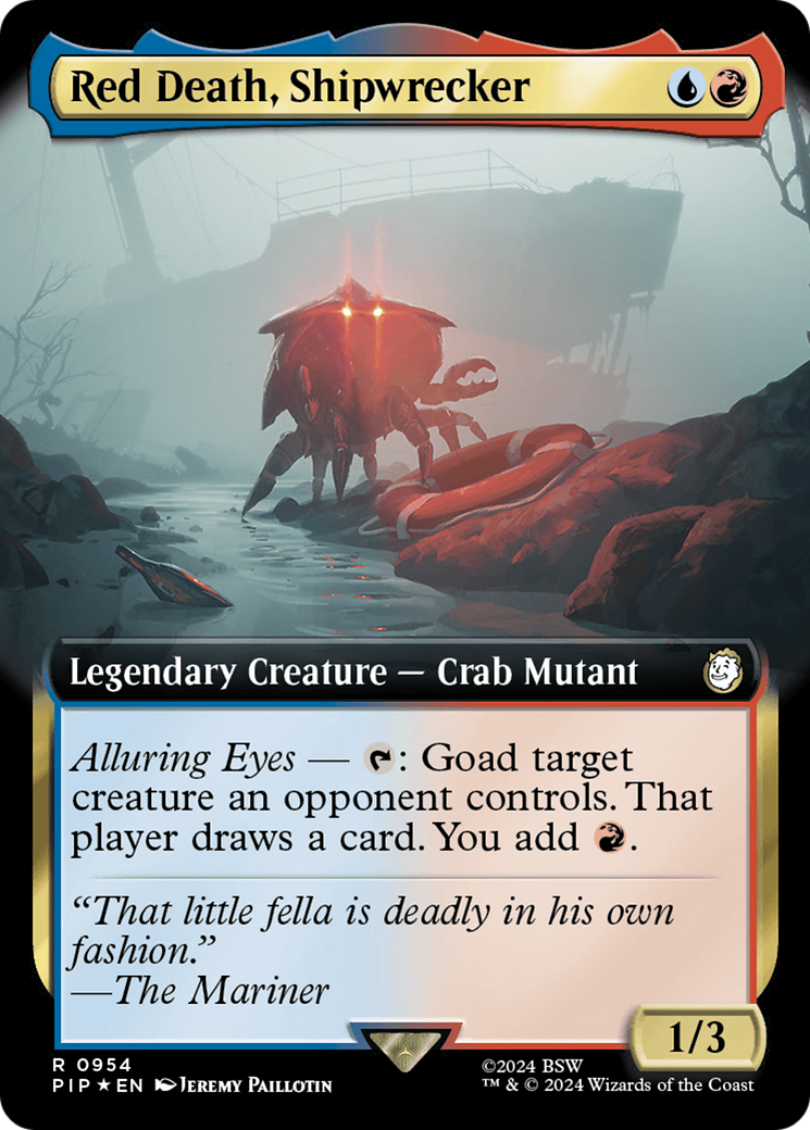 Red Death, Shipwrecker (Extended Art) (Surge Foil) [Fallout] | Sanctuary Gaming