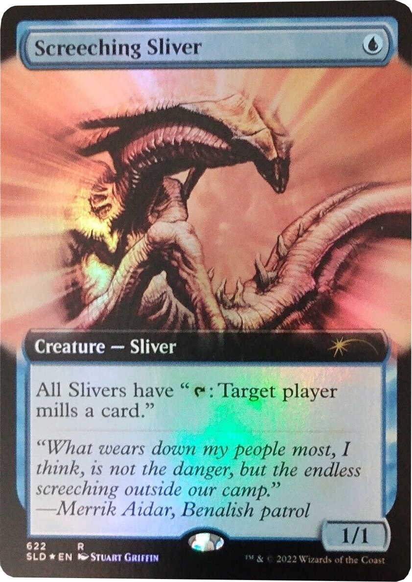Screeching Sliver (Extended Art) [Secret Lair Drop Promos] | Sanctuary Gaming
