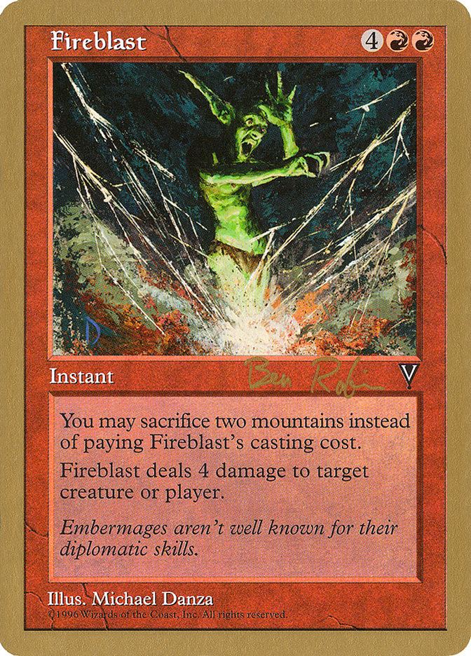 Fireblast (Ben Rubin) [World Championship Decks 1998] | Sanctuary Gaming