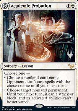 Academic Probation (Promo Pack) [Strixhaven: School of Mages Promos] | Sanctuary Gaming
