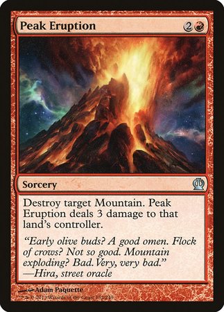 Peak Eruption [Theros] | Sanctuary Gaming