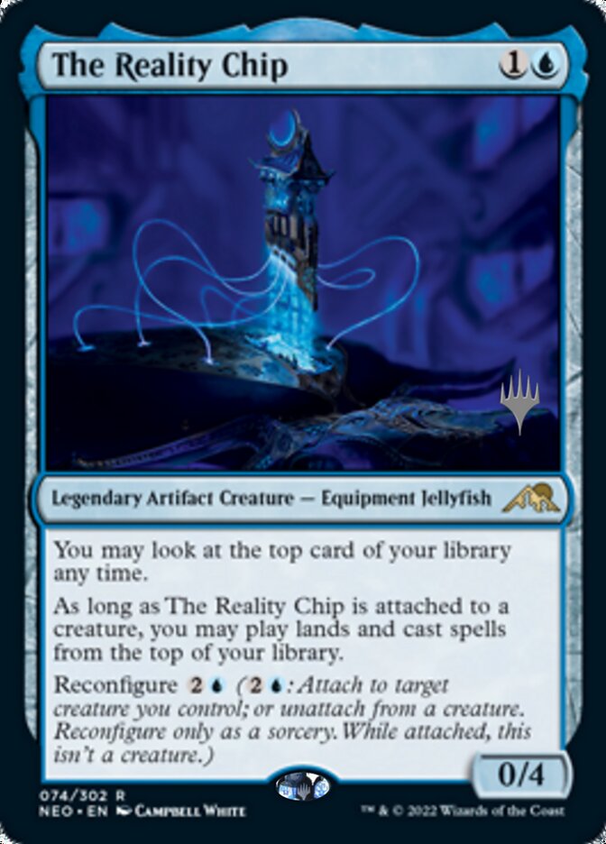 The Reality Chip (Promo Pack) [Kamigawa: Neon Dynasty Promos] | Sanctuary Gaming