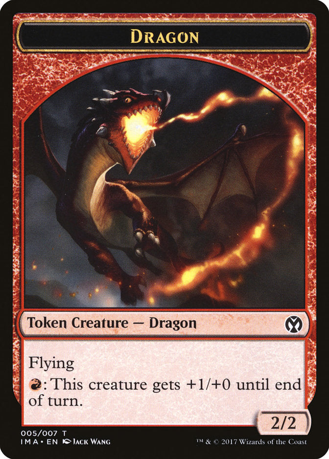 Dragon (005/007) [Iconic Masters Tokens] | Sanctuary Gaming