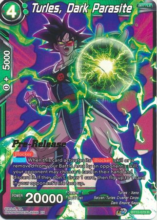 Turles, Dark Parasite (BT12-079) [Vicious Rejuvenation Prerelease Promos] | Sanctuary Gaming