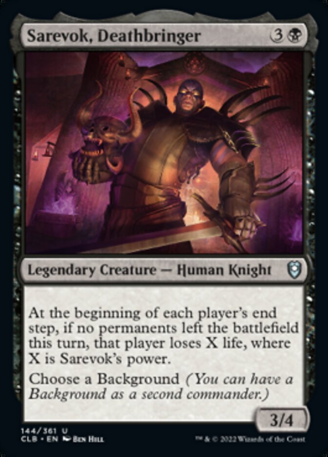 Sarevok, Deathbringer [Commander Legends: Battle for Baldur's Gate] | Sanctuary Gaming