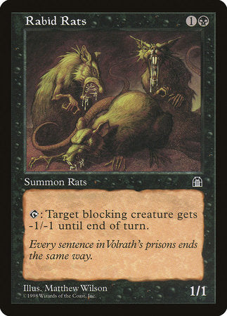 Rabid Rats [Stronghold] | Sanctuary Gaming