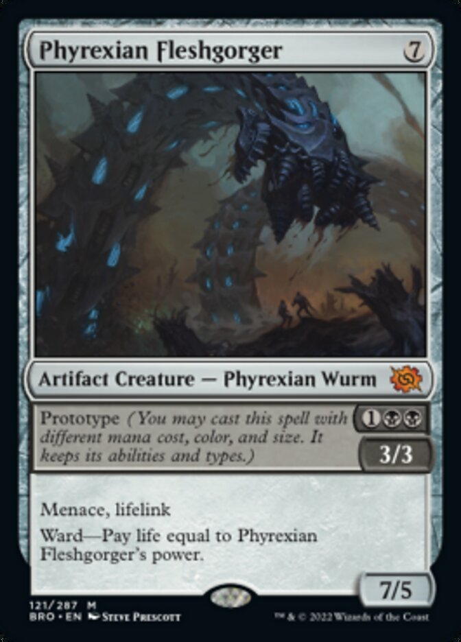 Phyrexian Fleshgorger (Promo Pack) [The Brothers' War Promos] | Sanctuary Gaming