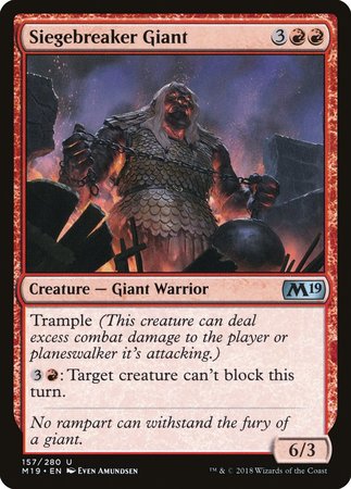 Siegebreaker Giant [Core Set 2019] | Sanctuary Gaming