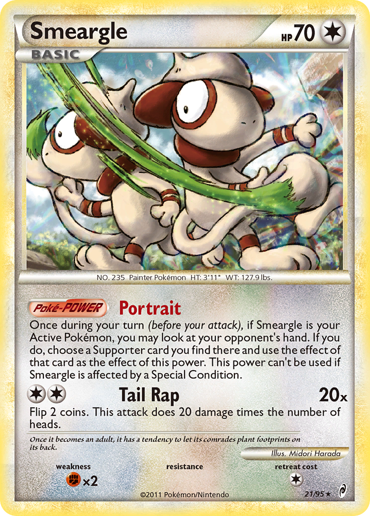 Smeargle (21/95) [HeartGold & SoulSilver: Call of Legends] | Sanctuary Gaming