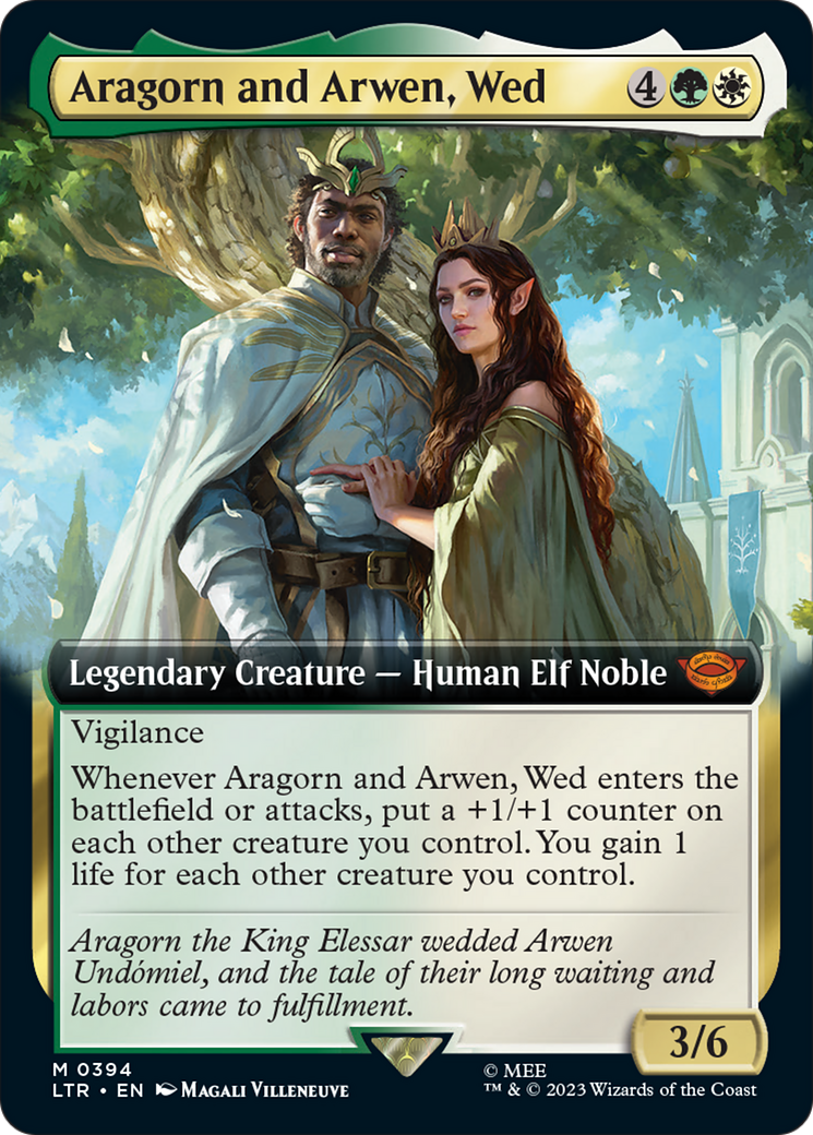 Aragorn and Arwen, Wed (Extended Art) [The Lord of the Rings: Tales of Middle-Earth] | Sanctuary Gaming