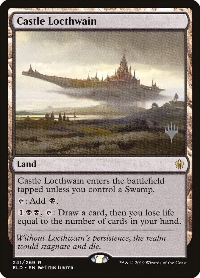 Castle Locthwain (Promo Pack) [Throne of Eldraine Promos] | Sanctuary Gaming