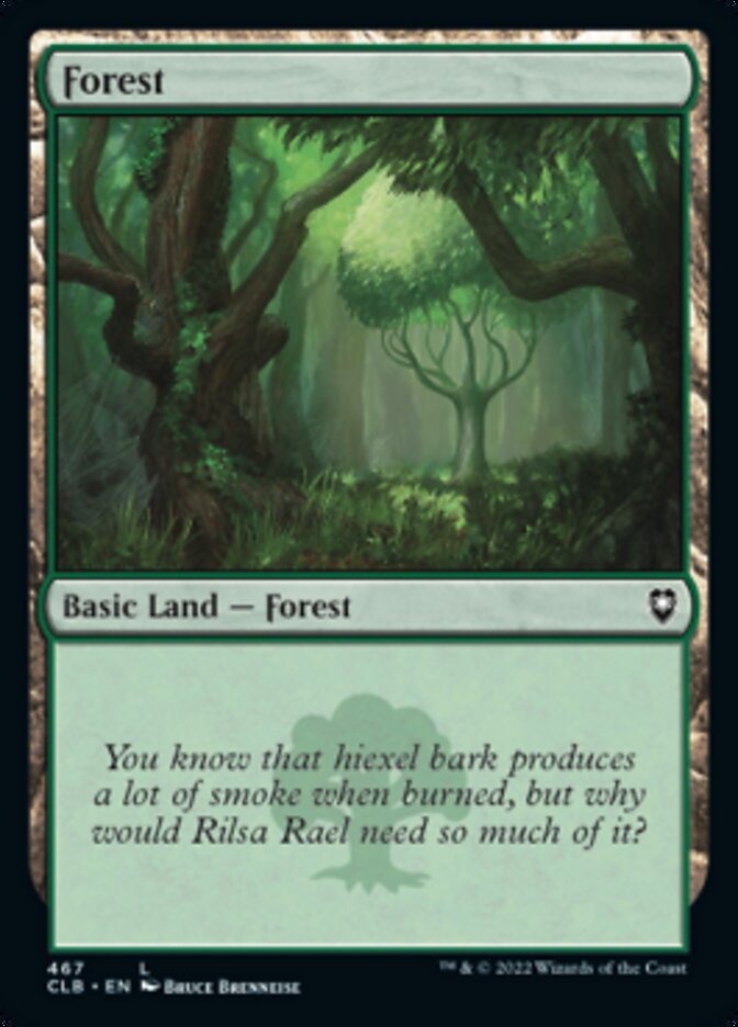 Forest (467) [Commander Legends: Battle for Baldur's Gate] | Sanctuary Gaming